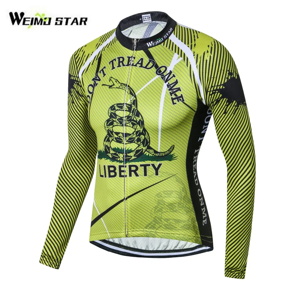 Weimostar США Велоспорт Джерси с длинным рукавом Maillot Ropa Ciclismo велосипедная Одежда MTB
