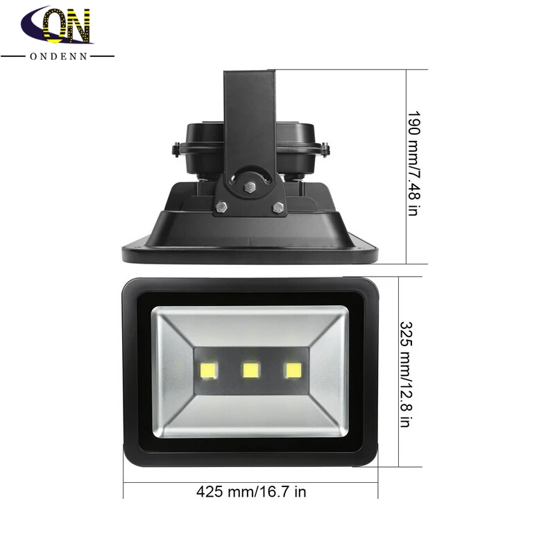 150W Super Bright Outdoor LED Flood Lights 400W HPS Bulb Equivalent 13500lm Security Floodlight | Лампы и освещение