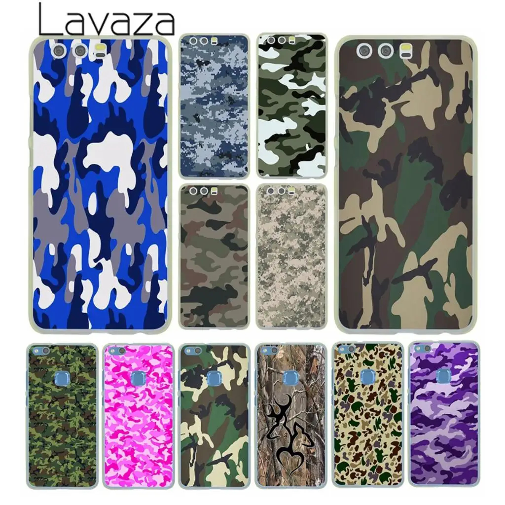 Камуфляжный армейский чехол Lavaza в стиле милитари для Huawei P30 P20 Pro P9 P10 Plus P8 Lite Mini 2016