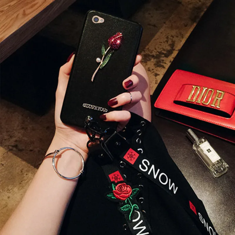 XA2 ультра модная розовая наручные ремешком веревка Bling чехол для Sony Xperia XZ Премиум
