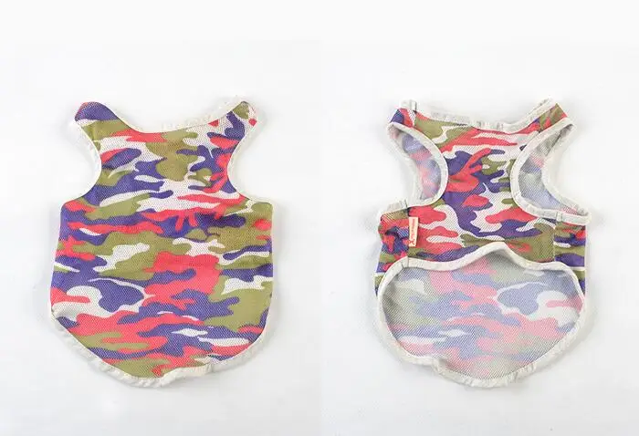 1 шт. летний сетчатый дышащий жилет для собак с изображением и кошек модный