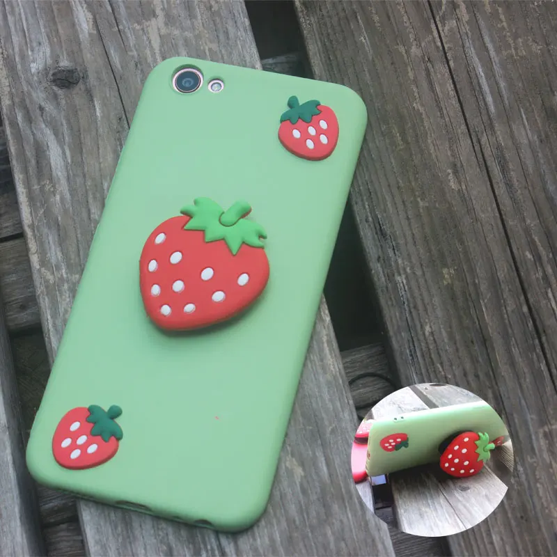 Чехол для Huawei P9 P10 Lite 3D милый мягкий силиконовый чехол в виде клубники Plus
