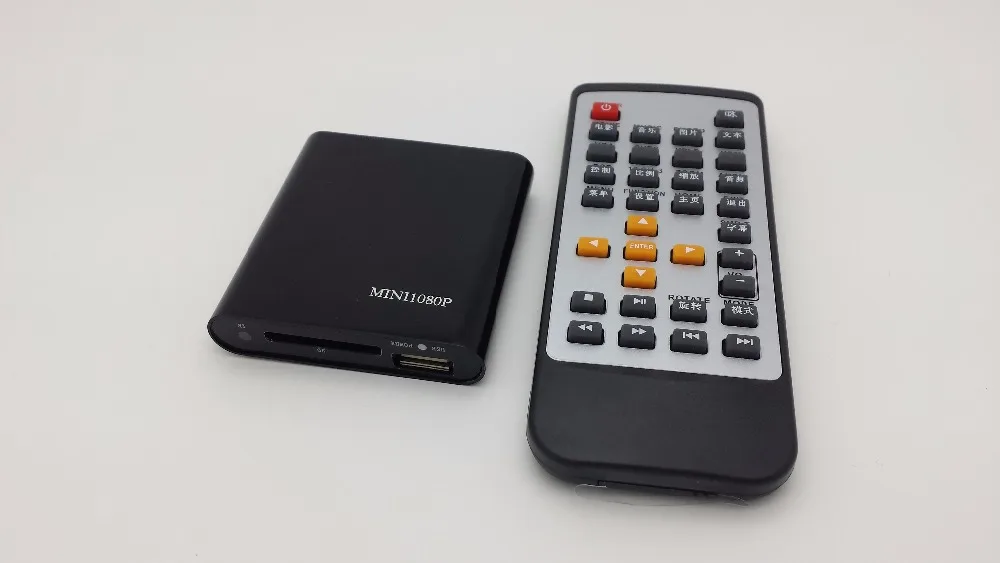 Бесплатная доставка! Автомобильный медиаплеер Mini Full HD 1080P плеер AV HDMI USB/SD MKV/RM/AVI