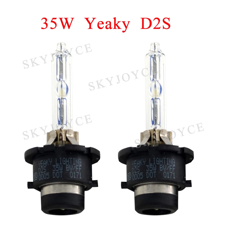 AC 12V 35W Оригинальный Быстрый Яркий Yeaky HID лампы 4500K 6500K 5500K D1S D2S D3S D4S D2R D4R 35 Вт