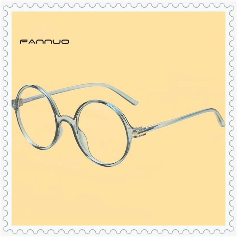

Women Glasses Frame Men Anti Blue Light Eyeglasses Frame Vintage Round Clear Lens Glasses Optical Spectacle Frame Reading Glass