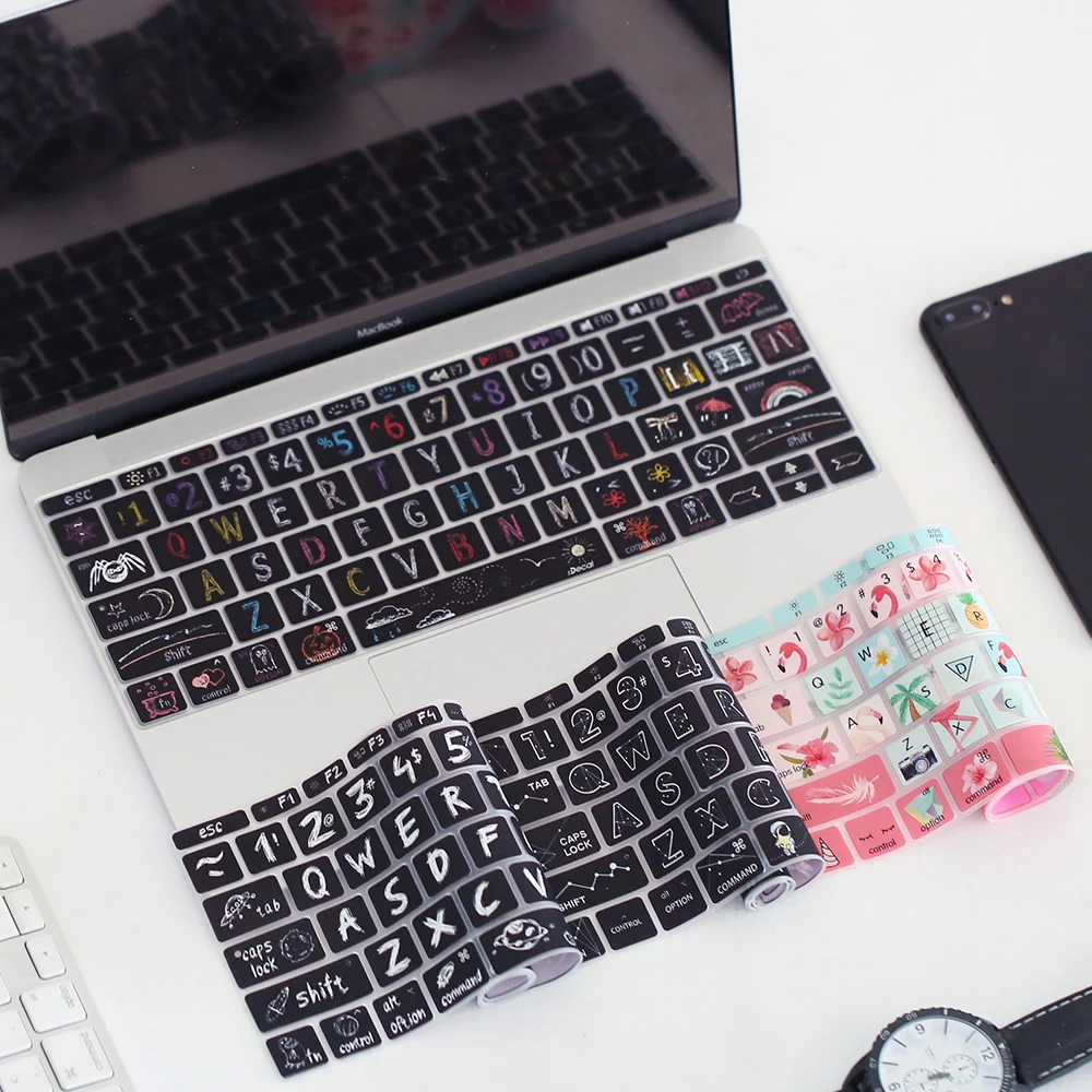 Супер кавайный чехол для клавиатуры Apple MacBook Pro 13 без сенсорной панели A1708 12 дюймов