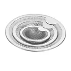 Сетчатый фильтр для слива раковины, кухонный ситечко из нержавеющей стали, 3 размера