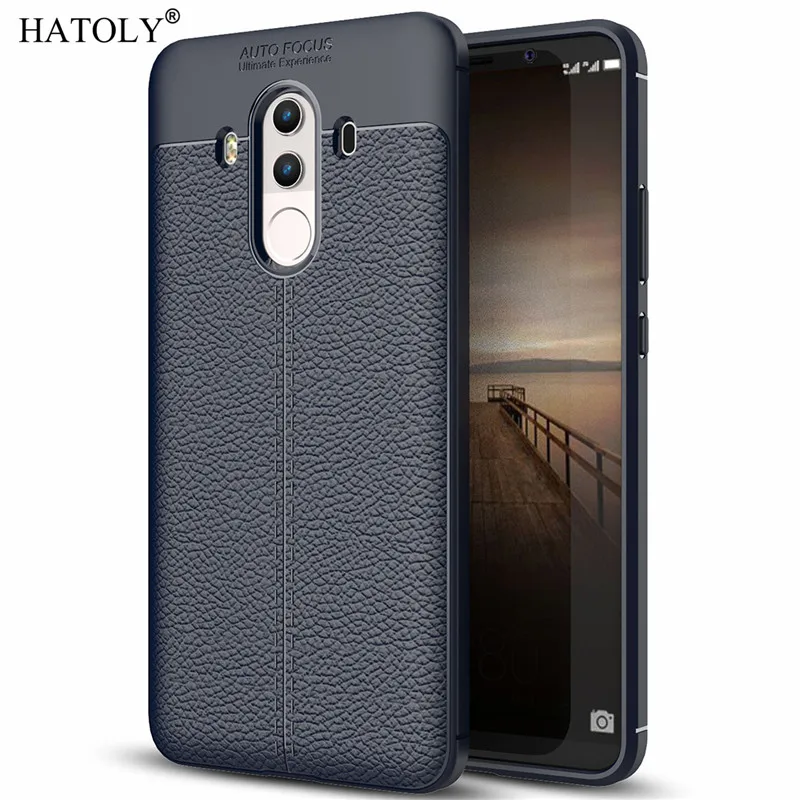 Hatoly чехол для huawei Коврики 10 Pro с узором из искусственной кожи грязно стойкий