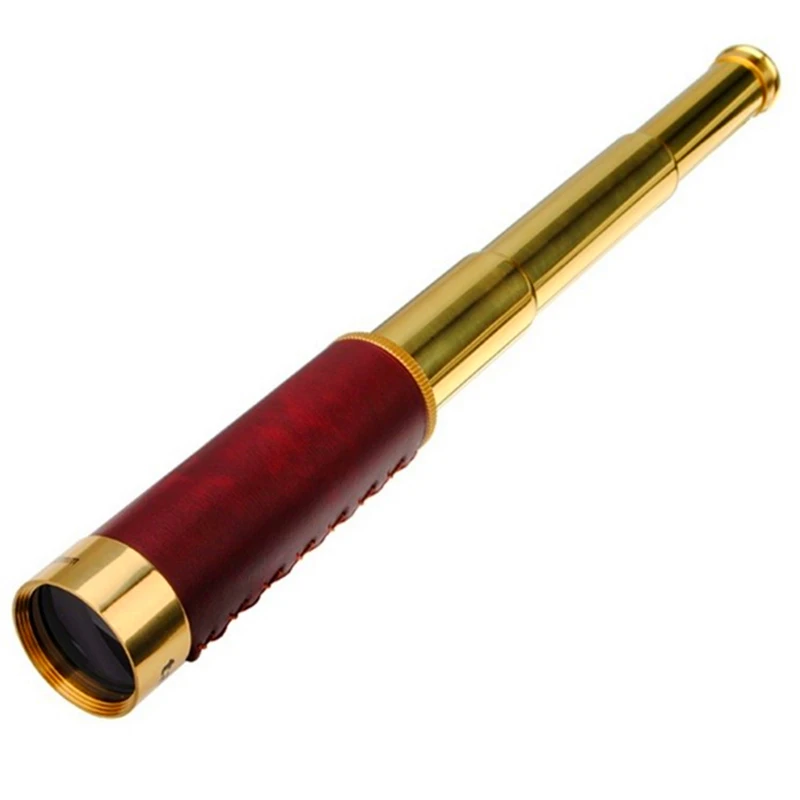30x40 Pirates of the caribbean telescopio Monocular telescope optics Nautical Brass Spyglass Maritime Outdoor Camping Genuine |