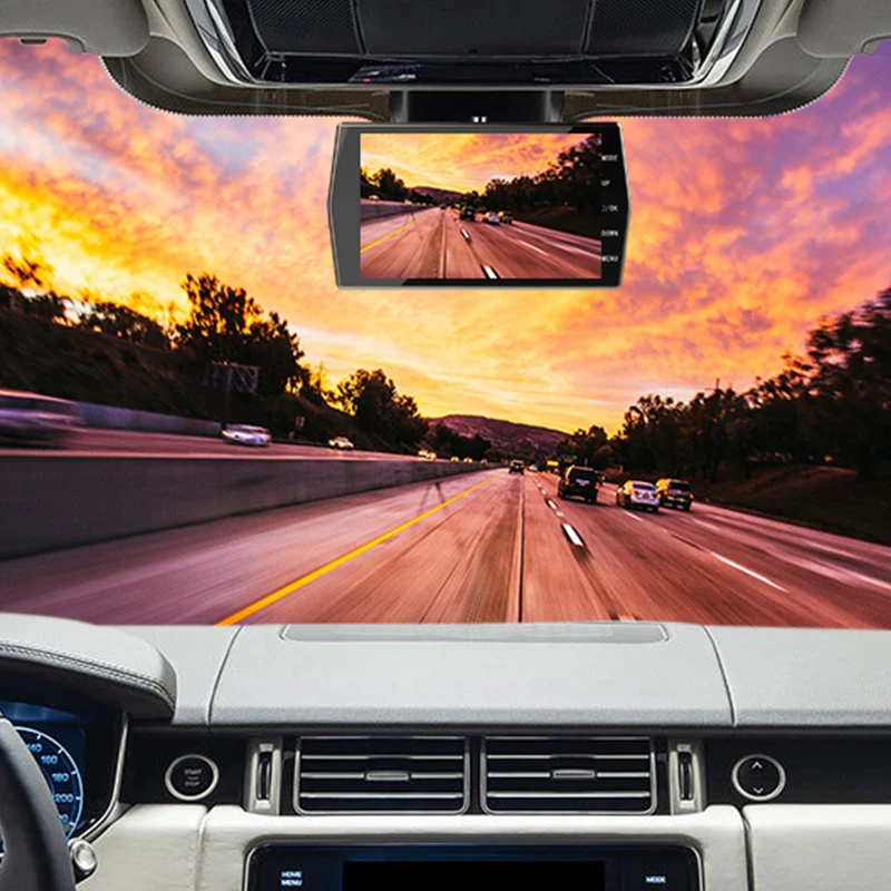 Full HD 1080P видеорегистратор Автомобильный Автомобильная камера с двумя