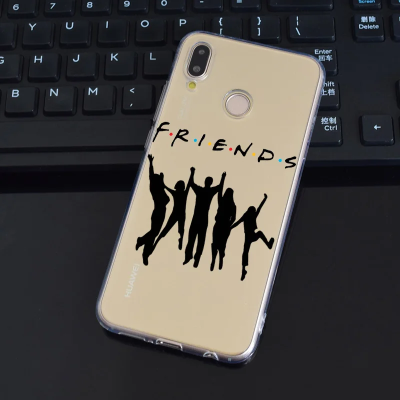 Мягкий силиконовый чехол DREAMFOX L586 Friends из ТПУ для Huawei Honor 6a 6C 7X9 10 P20 P30 Lite Pro P Smart 2019 |