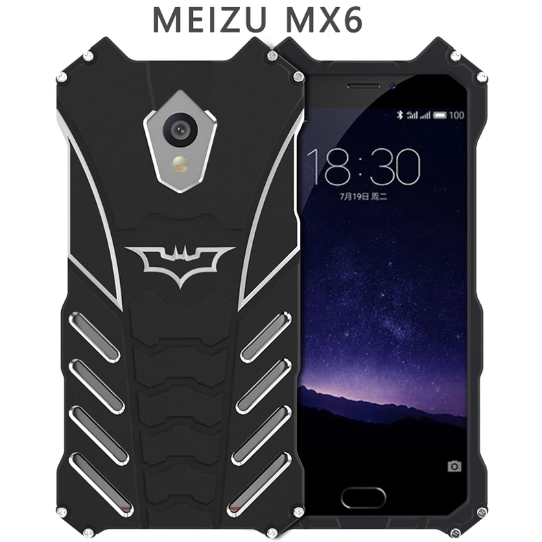 Алюминиевый армированный чехол для Meizu MX6 защитный телефона &quotЖелезный