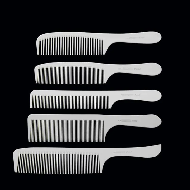 12pcs/lot 12 Styles Professional Hair Trimmer Carbon Hairdressing Antistatic Cutting Handle Comb Full Set | Красота и здоровье