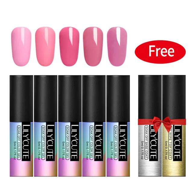 7pcs set2 LILYCUTE 6 шт./лот Блеск УФ-гель для ногтей набор супер блестящие кошачьи глаза Хамелеон светодиодный лак для ногтей наборы лаков Полупостоянный гель - Цвет: 7pcs set2