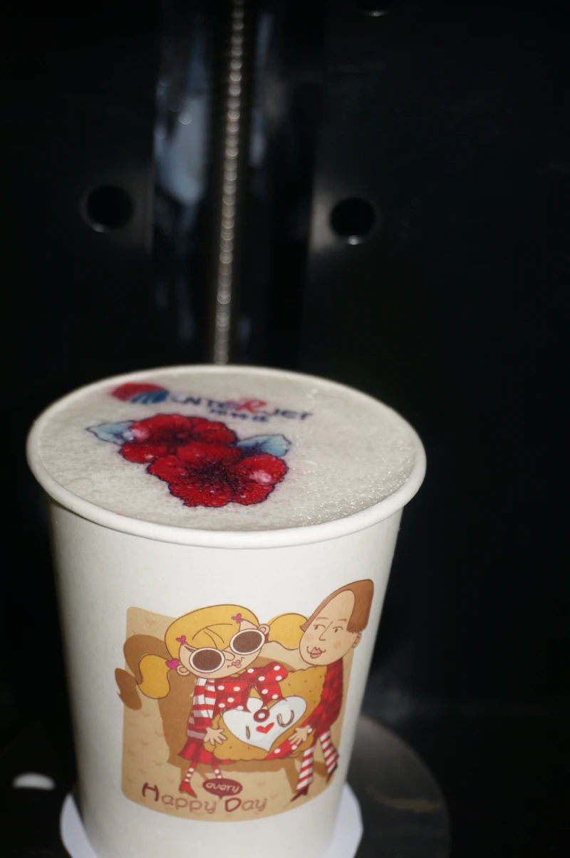 Hot selling  Selfie milk latte coffee printer & Cappiccino Coffee flatbed printer