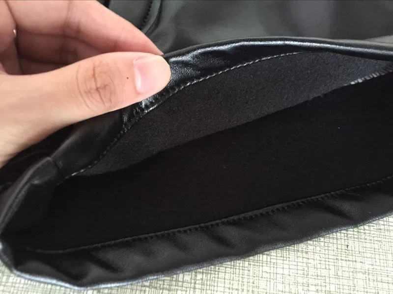 Новые зимние детские ботинки из искусственной кожи черного цвета для девочек