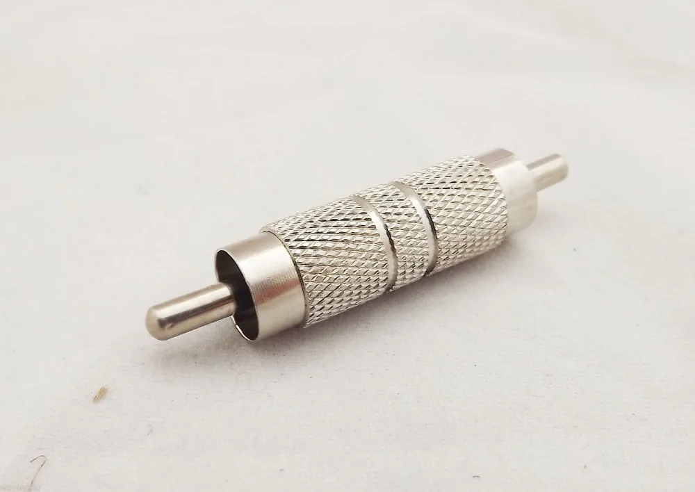 2 шт RCA штекер к в серии TV AV RF адаптер соединитель латунь|tv rca|adapter rcaav to rca |