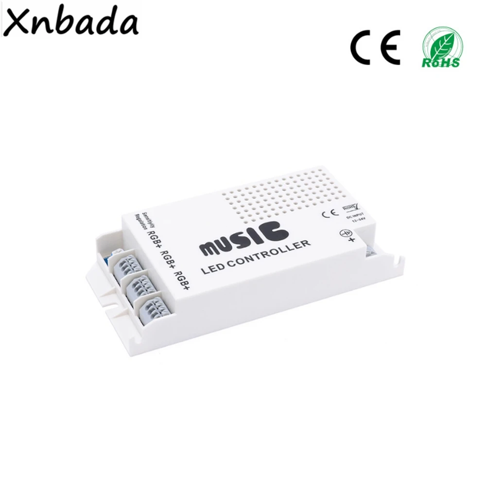 RGB Music Led Controller With 24Keys Wireless IR Remote For 5050 2835 Strip Light DC12-24V | Лампы и освещение