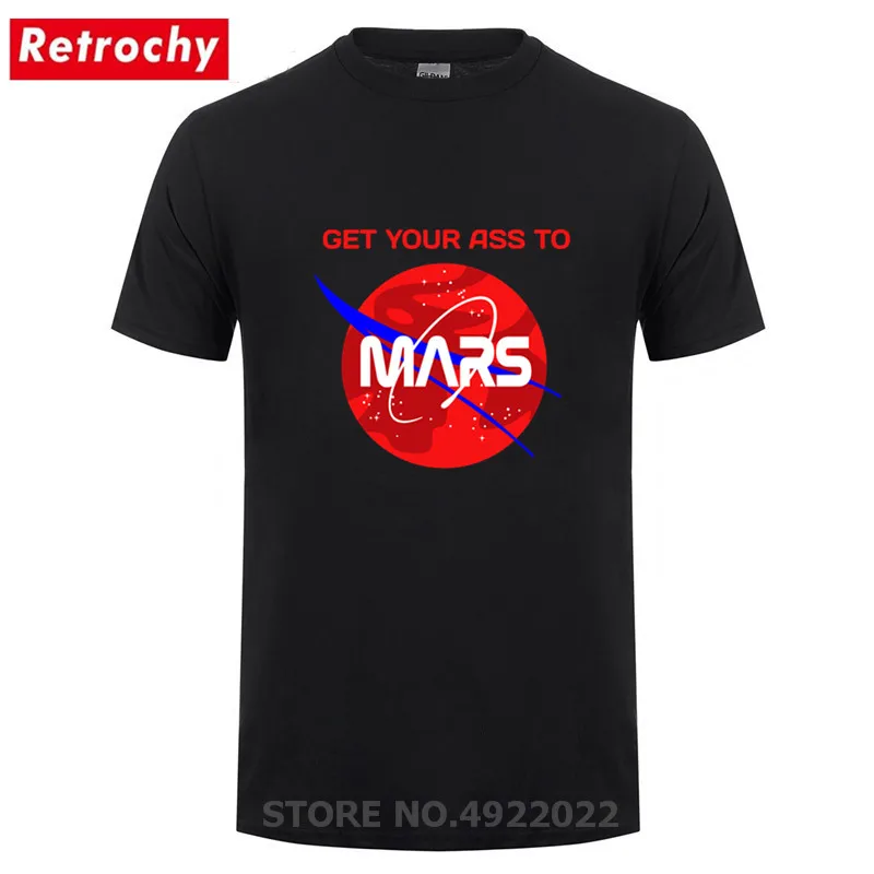 Детская футболка с надписью Occupy Mars SpaceX Starman Забавный дизайн Get Your Ass To летняя Elon Musk