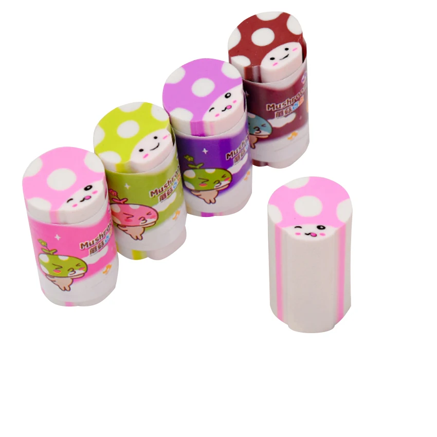 Ластик в виде грибов 18 цветов|Сувениры для вечеринок| |