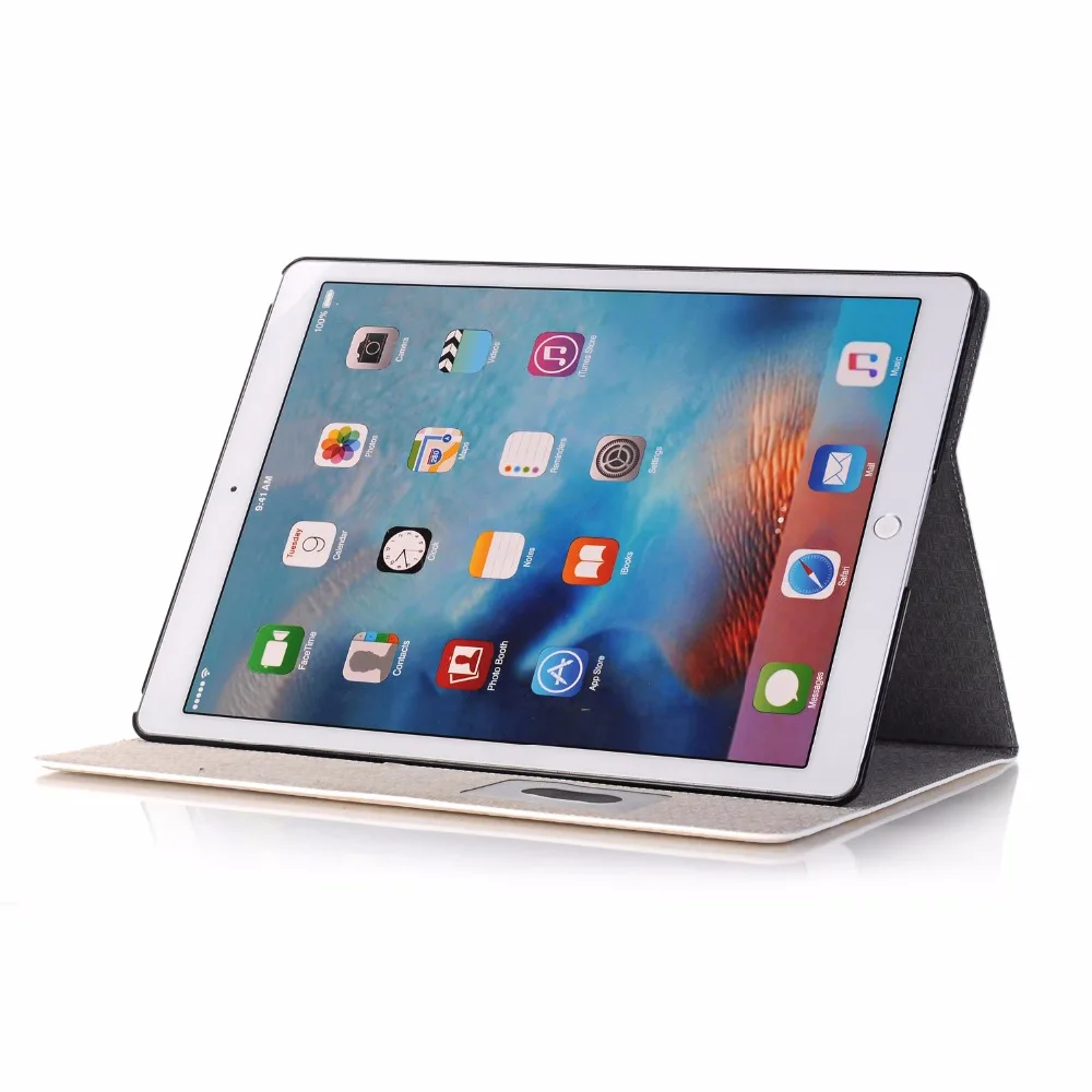 Чехол для iPad Pro 12,9 дюйма из крокодиловой кожи Модный деловой чехол для Apple Smart Cover подставка держатель для карт