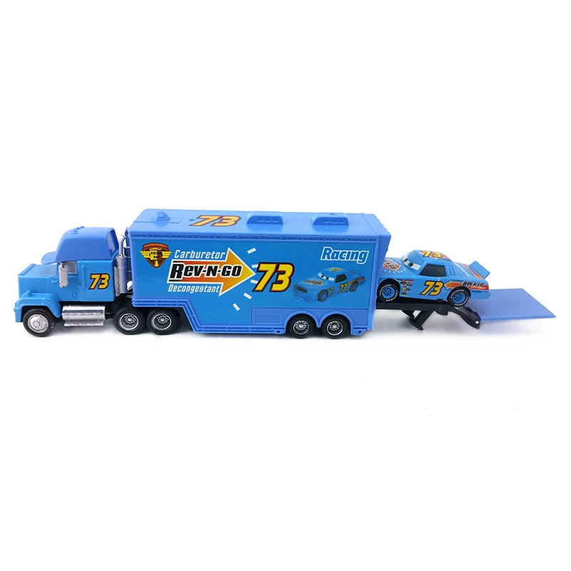Disney Pixar машинки Мак дядя & № 73 Rev N Go литая игрушечная машинка свободная 1:55 новая