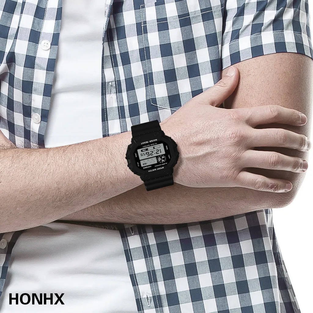 Reloj hombre, цифровые женские часы, Роскошные, аналоговые, цифровые, для улицы, военные, спортивные, светодиодный, водонепроницаемые, спортивные часы, reloj mujer