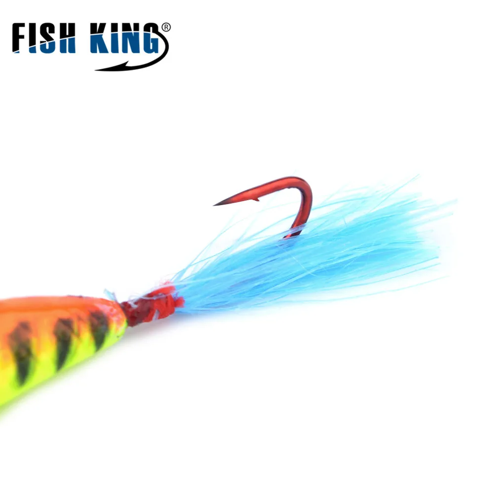 Рыболовные приманки FISH KING зимние для ледовой рыбалки 5 г 7 с 4 #2 # крючки перьевая