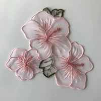 embroidered flower cloth embroidered leaf lace childrens wear sling garment accessories