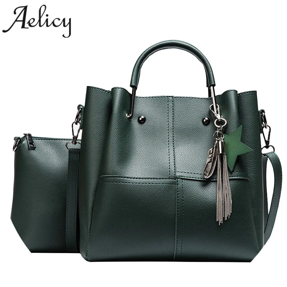 Женская сумка тоут Aelicy 2 шт./компл. с кисточками|bag tassel|bolsa femininatote bag |