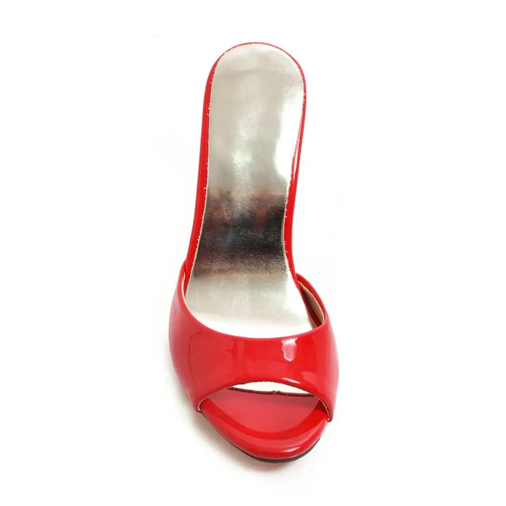 Женские шлепанцы на высоком тонком каблуке с перьями мюли открытым носком