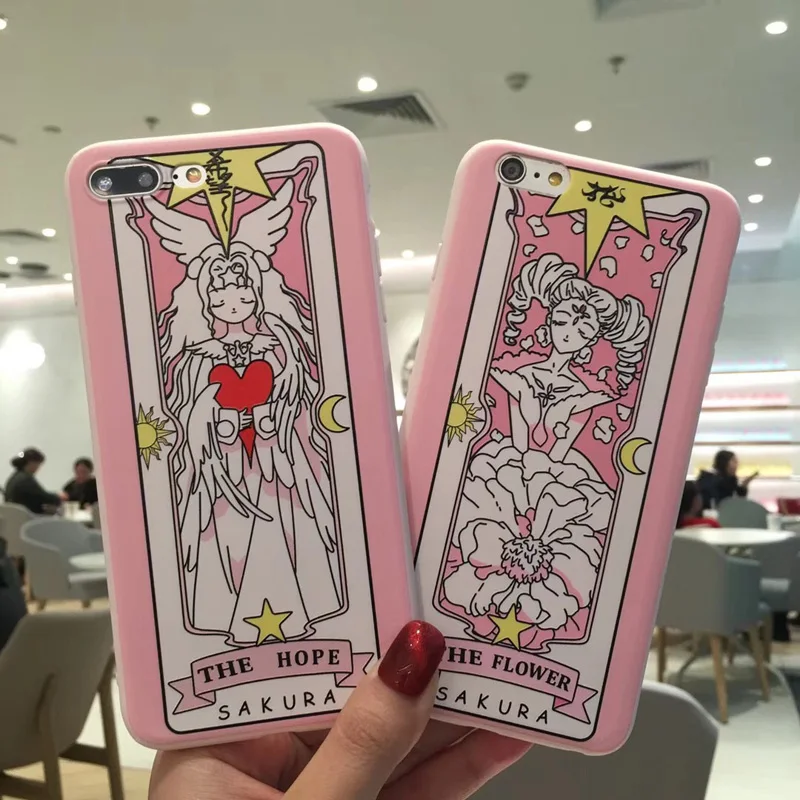 Чехол с розовой Сакурой для iphone 8 plus + пленка из закаленного стекла Apple iPhone 7 6 6S