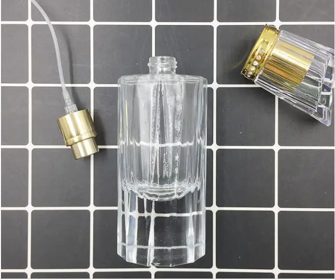 

Dispensing Empty Perfume Bottle 45ML Crystal Glass Spray Perfume Bottle 10CPS/LOT