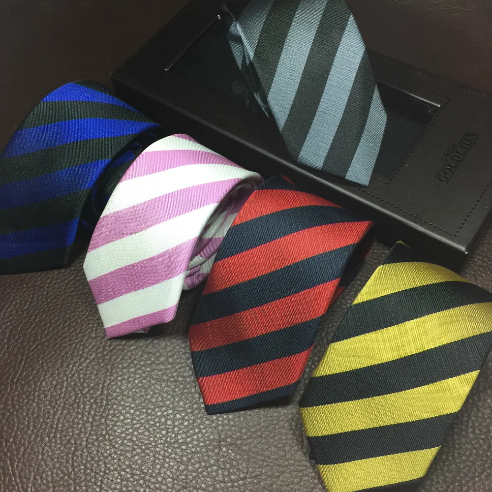 Новые тонкие галстуки 7 см для мужчин в студенческом стиле галстук полоску