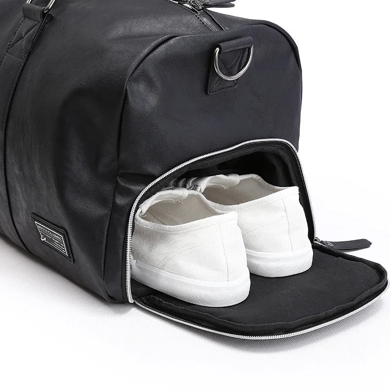 New Arrival Leather Travel Bags Luxury Men Large Capacity Male Shoulder Men's Handbags Vintage Duffle Fitness Bag | Багаж и сумки