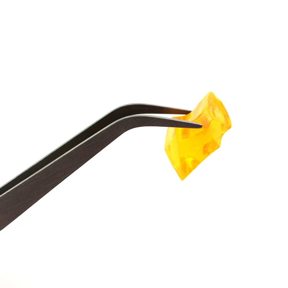 Профессиональный серебристый Наклонный триммер для бровей пинцеты накладных