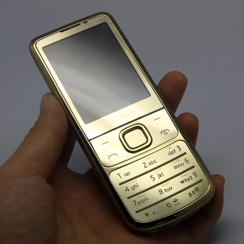 Отремонтированный Мобильный телефон NOKIA 6700c 6700 классический мобильный телефон Золотой 3G GSM разблокированный и русская клавиатура