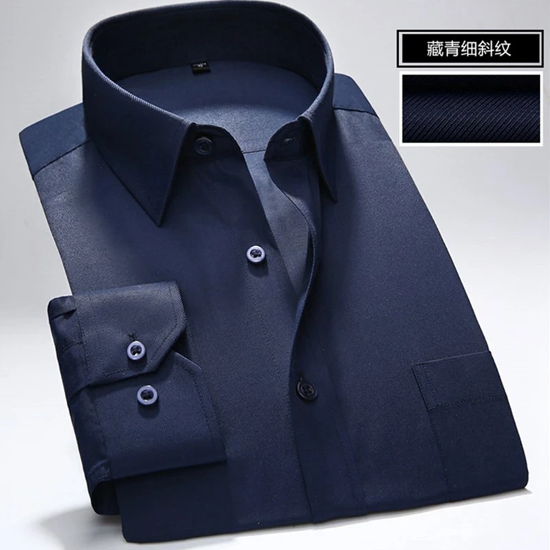 Мужская Повседневная деловая рубашка большого размера 10XL 11XL 12XL 13XL14XL с длинным