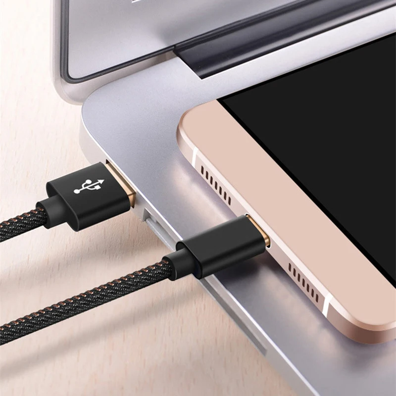 USB кабель для быстрой зарядки передачи данных джинсовый мобильный кабель передачи данных телефона Быстрая зарядка 1/2 м линия для type-C Android iPhone