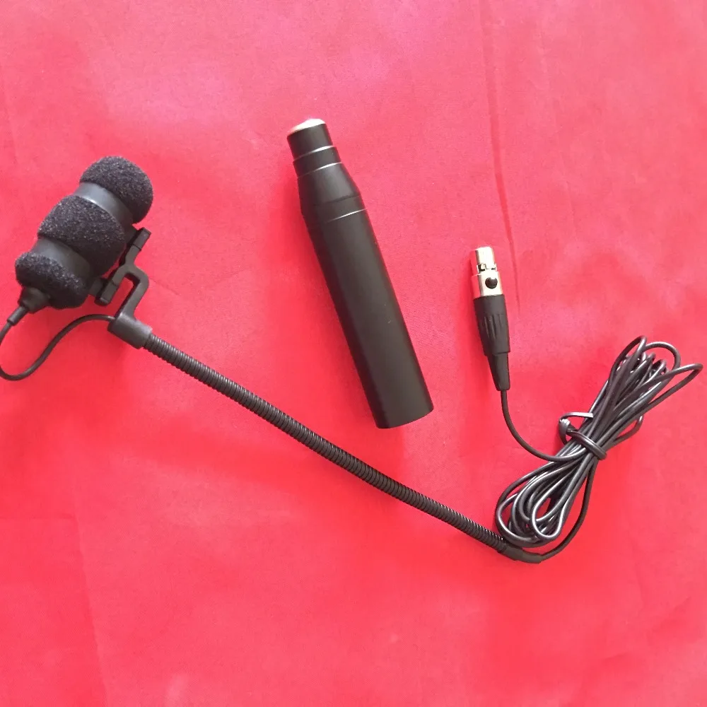 MU100 проводной инструмент микрофон с XLR3/XLR4 48В Phantom адаптер питания для гитары или
