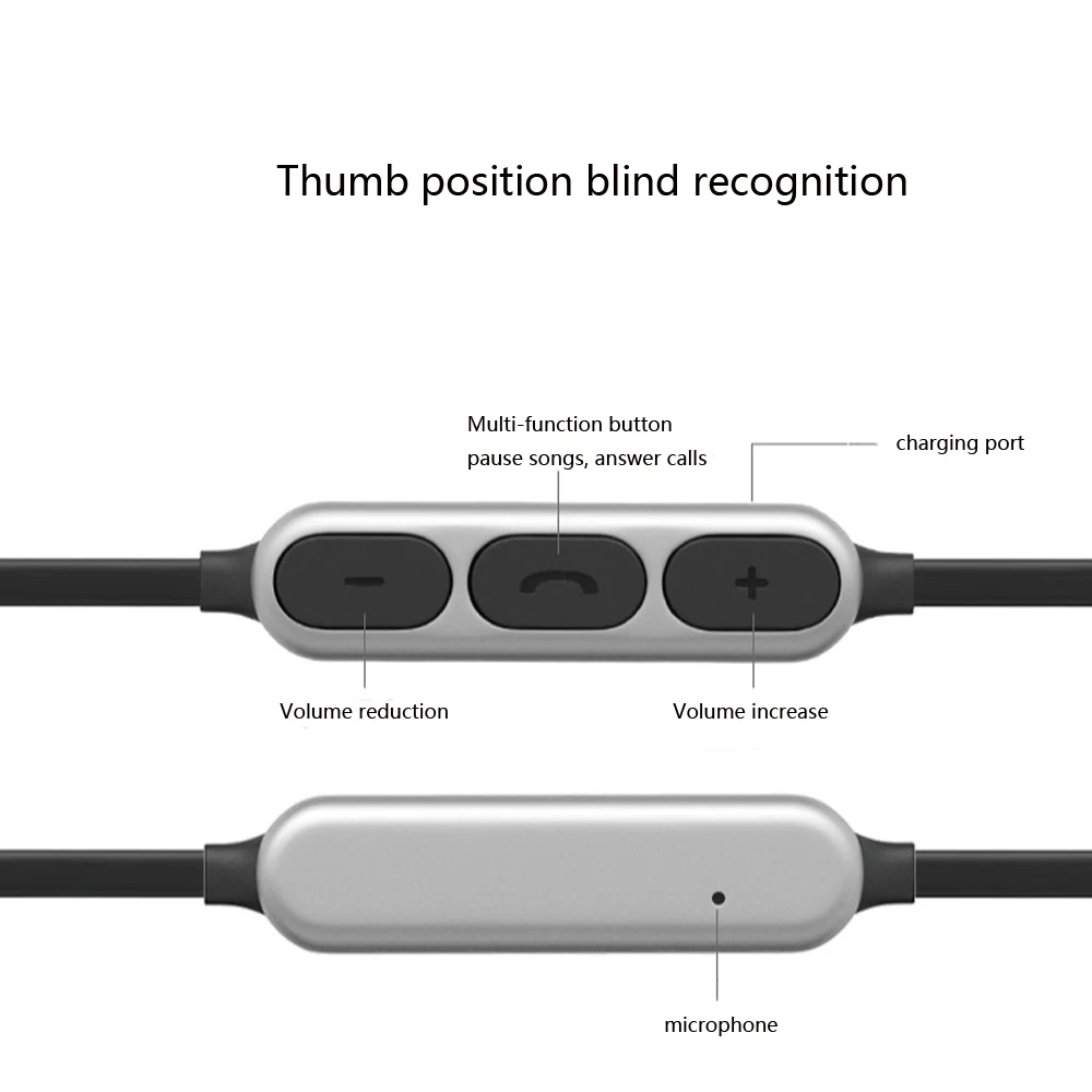 OTAO беспроводные Bluetooth наушники Металлические Магнитные стерео для телефона с