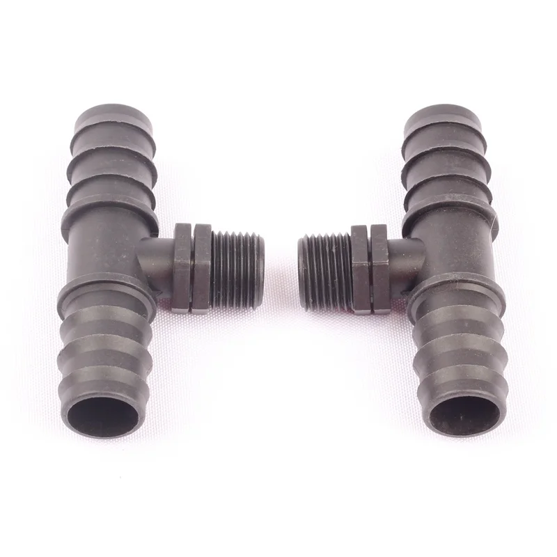 50 шт. наружная резьба 1/2 дюйма к стандарту DN25|tee connector|water splitterhose tees |