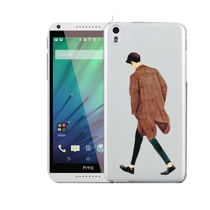 Qmswei ТПУ прозрачный чехол для телефона htc M8 Мягкие силиконовые красочные людей