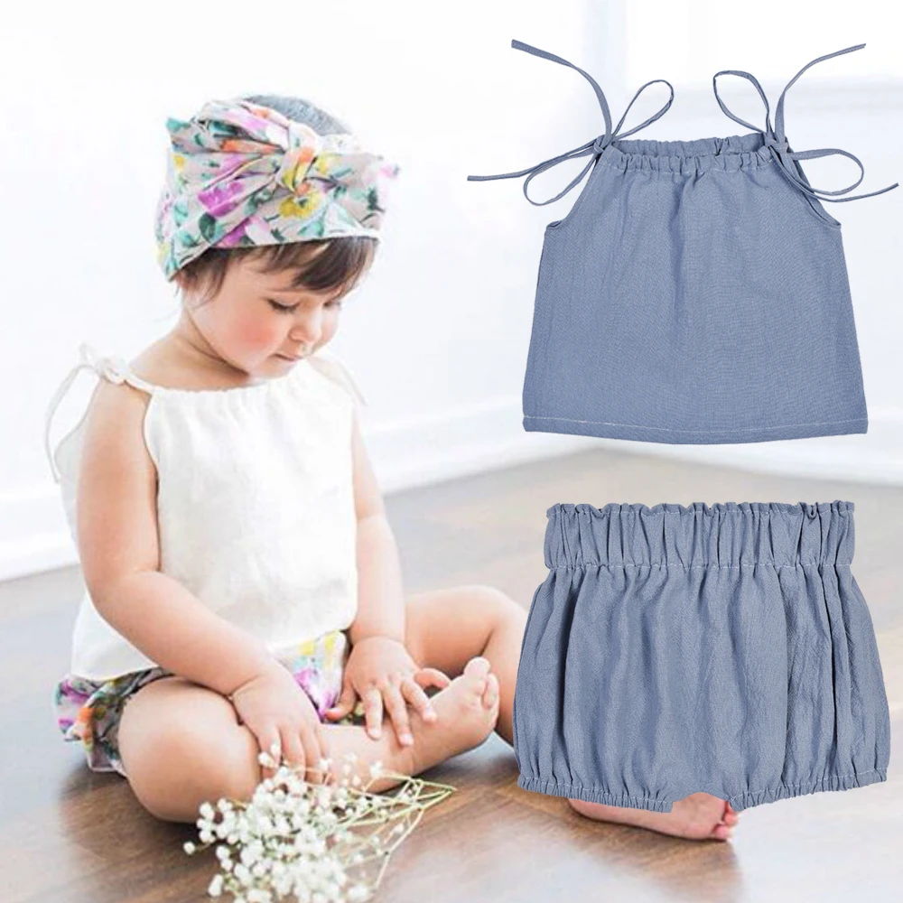 OkayMom/комплект летней одежды для маленьких девочек розовый комплект с шортами в