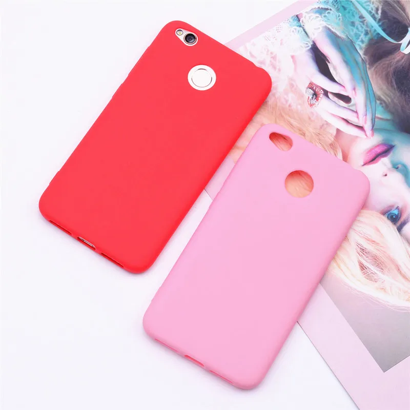Phone Case For Xiaomi Redmi 4X Fundas Soft Silicone Cover TPU Protector |