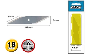 MADE IN JAPAN OLFA CKB-1 Blade blades for standard-duty craft knife in a plastic case for CK-1