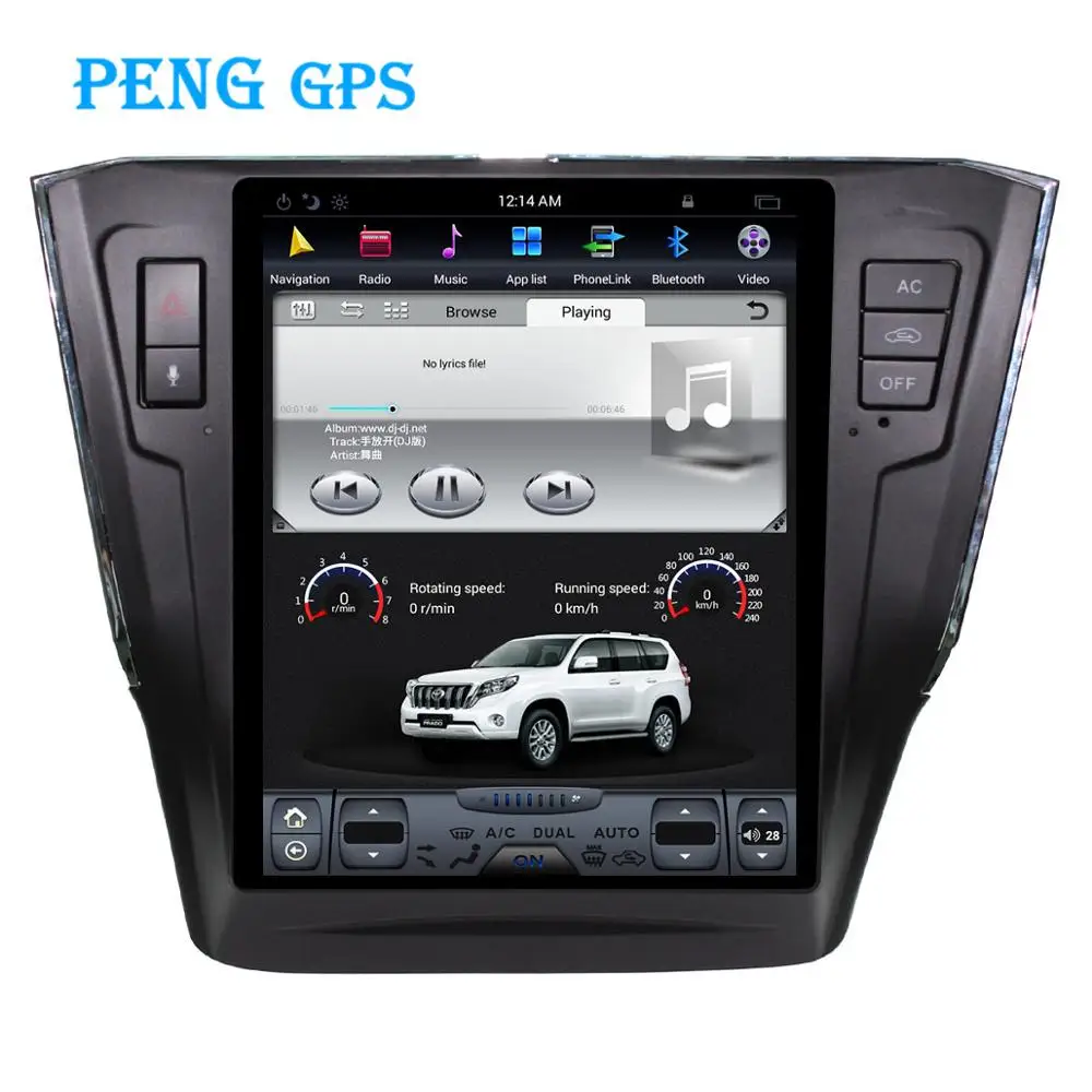2 + 64G 10 4 &quotTesla вертикальный экран автомобильное радио для Volkswagen/VW Passat 2015 GPS