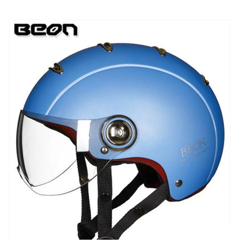 Новинка лета 2019 Европейский мотоциклетный шлем с полулицевым покрытием модный