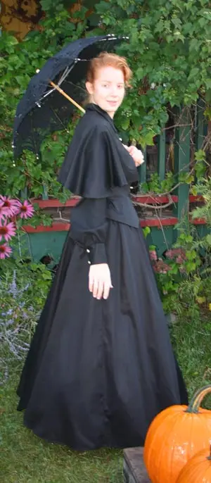 История! Платье викторианской эпохи черного цвета на заказ 1860-х годов Гражданской войны Платье Скарлетт Театральный костюм Хэллоуин Ренессанс V-481.