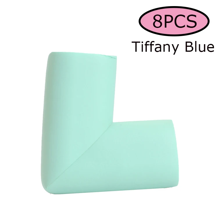 Blue-8pcs Защитная угловая пленка для детей 2 м, Защитные уголки для мебели, защитная угловая лента для детей - Цвет: Blue-8pcs